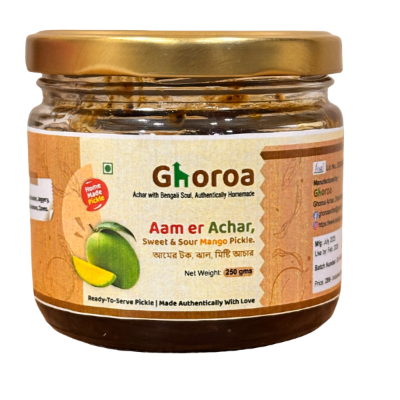 Aam er Achar by Ghoroa | Bengali Achar| Bengali Style Mango Achar|Homemade and Suncooked