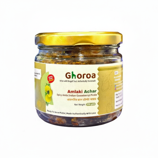 Amlaki Jhal Chatpata Achar – Tangy, Spicy &amp; Addictively Good by Ghoroa Achar | Bengali Amla Achar | 250g Amla Pickle