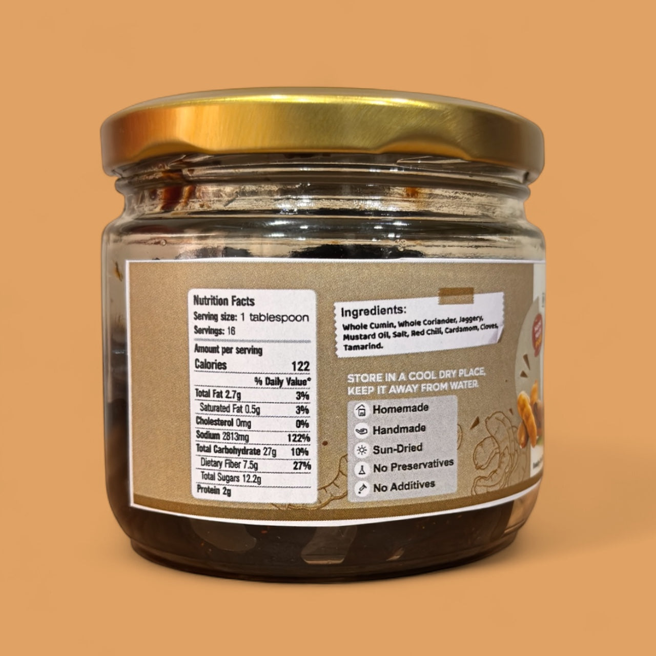 Tetul Achar - Authentic Homemade Sweet & Sour Bengali Tamarind Pickle | Imli ka Achar | Ghoroa Bengali Tetul Achar | 250g